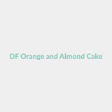 DF Orange & Almond Cake